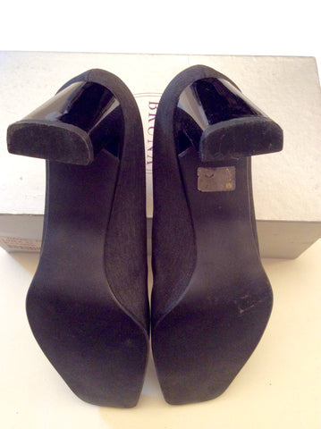 Italian Made Di Sandro Grey & Black Mary Jane Heels Size 6/39 - Whispers Dress Agency - Sold - 6
