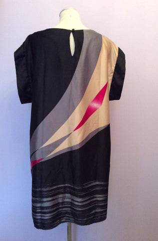 Planet Black, Grey, Cream & Pink Tunic Top Size 14 - Whispers Dress Agency - Womens Tops - 3