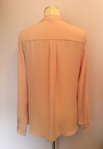 LONG TALL SALLY PALE PINK SHEER TRIM BLOUSE SIZE 12 - Whispers Dress Agency - Womens Shirts & Blouses - 2