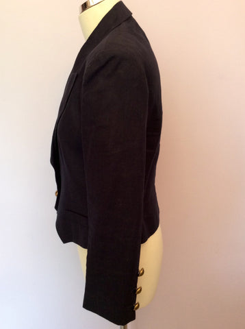 Vintage Jaeger Navy Blue Linen Jacket Size 12 - Whispers Dress Agency - Womens Vintage - 2