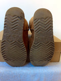 UGG TAN BROWN SHEEPSKIN CLASSIC SHORT BOOTS SIZE 6/39 - Whispers Dress Agency - Sold - 5