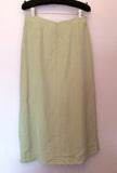 Crea Concept Light Grey Calf Length Skirt Size 38 UK 10 - Whispers Dress Agency - Womens Skirts - 2