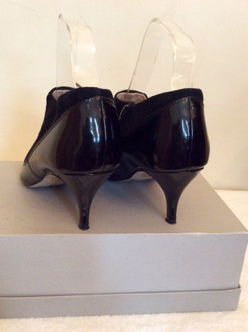 Marks & Spencer Autograph Black Patent Leather Shoe Boots Size 5/38 - Whispers Dress Agency - Sold - 3