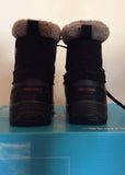 Karrimor Junior Black / Red Suede Snow / Walking Boots Size 12 - Whispers Dress Agency - Boys Footwear - 4
