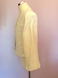 Vintage Jaeger Ivory Cotton Ribbed Box Jacket Size 10 - Whispers Dress Agency - Womens Vintage - 3