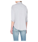 Whistles Light Grey Oversize Shirt Size 12 - Whispers Dress Agency - Sold - 3