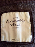 Abercrombie & Fitch Brown Zip & Button Fasten Cardigan Size S - Whispers Dress Agency - Womens Activewear - 4