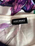 GERRY WEBER MULTI COLOURED FLORAL PRINT COTTON CARDIGAN SIZE 18 - Whispers Dress Agency - Sold - 3