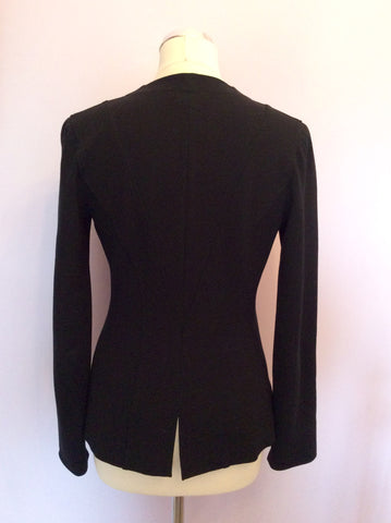 La Perla Black Jacket & Belted Skirt Suit Size 42 UK 10 - Whispers Dress Agency - Sold - 4
