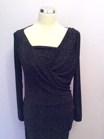 Vivienne Westwood Black & Silver Sparkle Dress Size S - Whispers Dress Agency - Sold - 3