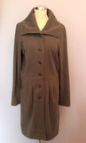 Sandwich Light Brown Cotton Blend Coat Size L - Whispers Dress Agency - Womens Coats & Jackets - 2