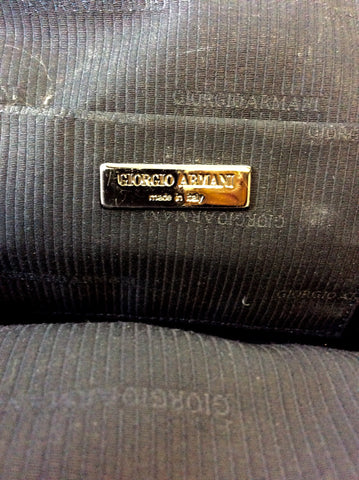 GIORGIO ARMANI BLACK EVENING BAG - Whispers Dress Agency - Evening Bags - 6