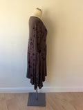 ONE LIFE BROWN PRINT STRETCH JERSEY DRESS SIZE S - Whispers Dress Agency - Womens Dresses - 3