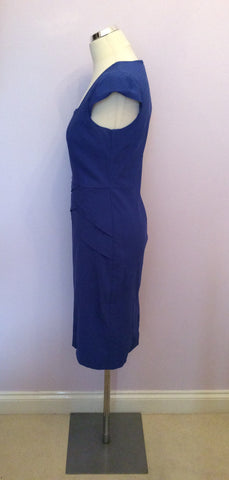 Roman Originals Azure Blue Bodycon Dress Size 10 - Whispers Dress Agency - Womens Dresses - 3