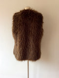 MONSOON FAUX FUR GILET SIZE L - Whispers Dress Agency - Womens Gilets & Body Warmers - 3
