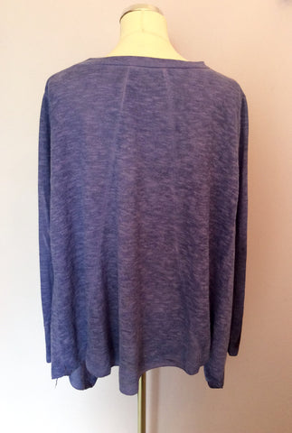 Obsession Purple Oversize Fine Knit Jumper One Size - Whispers Dress Agency - Womens Knitwear - 4