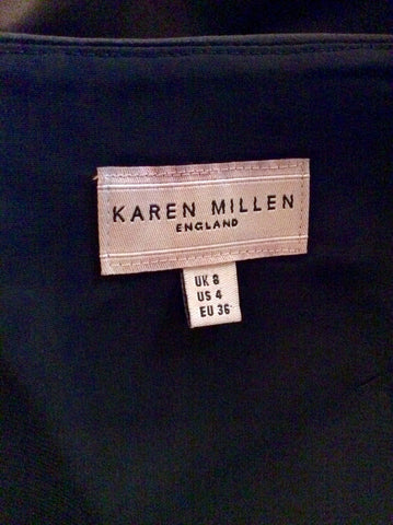 Karen Millen Black Strapless Cocktail Dress Size 8 - Whispers Dress Agency - Womens Dresses - 4