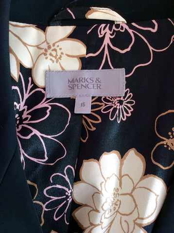 Marks & Spencer Black Trouser Suit Size 14/16 - Whispers Dress Agency - Sold - 4