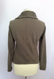 Sandwich Khaki Zip Up Cardigan / Jacket Size S - Whispers Dress Agency - Womens Coats & Jackets - 2