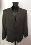 Smart FCUK Formal Grey Pinstripe 100% Wool Suit Size 44R/38W - Whispers Dress Agency - Mens Suits & Tailoring - 2
