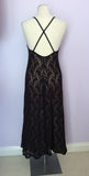 Images Black Lace Long Evening Dress Size 14 - Whispers Dress Agency - Womens Dresses - 3