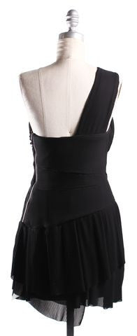 Reiss Dacey Black One Shoulder Dress Size 8 - Whispers Dress Agency - Womens Dresses - 3