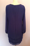 Coast Purple Long Sleeve Shift Dress Size 16 - Whispers Dress Agency - Sold - 3