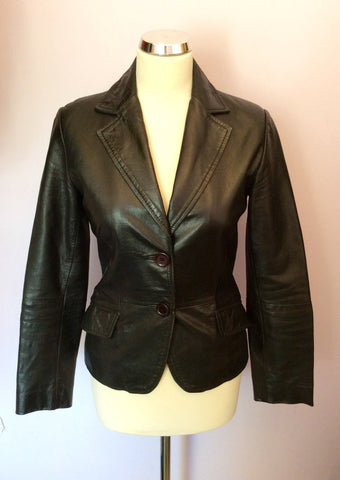 Zara Black Leather Jacket Size S - Whispers Dress Agency - Womens Coats & Jackets - 1