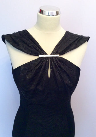 Karen Millen Black Wiggle / Pencil Dress Size 8 - Whispers Dress Agency - Womens Dresses - 2