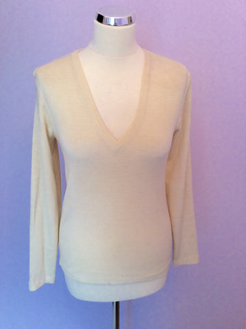 Vintage Port International Cream Wool Jumper & Skirt Size M/4 - Whispers Dress Agency - Womens Vintage - 2