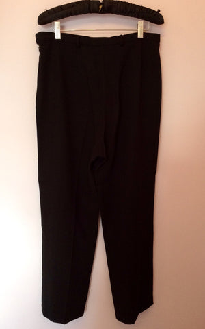 Hobbs Black Wool Trousers Size 14 - Whispers Dress Agency - Womens Trousers - 2