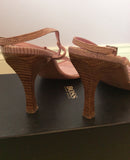 Hugo Boss Pink Leather Strappy Sandals Size 6/39 - Whispers Dress Agency - Womens Sandals - 3