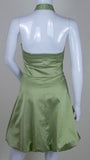 Karen Millen Light Green Satin Occasion Dress Size 8 - Whispers Dress Agency - Womens Dresses - 3