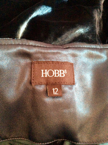 Hobbs Dark Green Velvet Trousers Size 12 - Whispers Dress Agency - Sold - 3