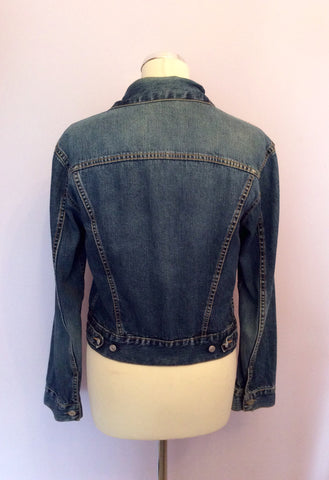 Diesel Blue Denim Jacket Size L - Whispers Dress Agency - Sold - 3