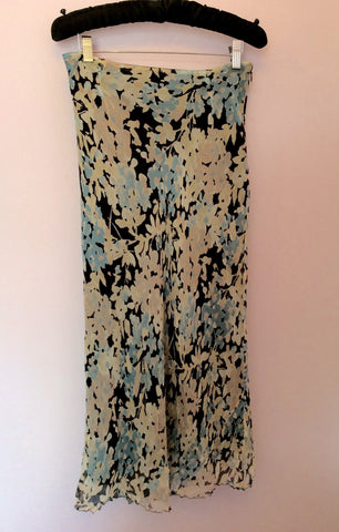 Jaeger Floral Print Silk Skirt Size 10 - Whispers Dress Agency - Womens Skirts - 2