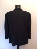 Armani Collezioni Black Wool Suit Jacket Size 42R - Whispers Dress Agency - Sold - 3