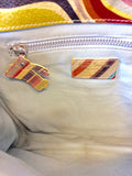 PAUL SMITH MULTI COLOURED SWIRL SMALL LEATHER BAG - Whispers Dress Agency - Sold - 5