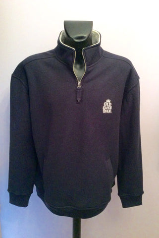 Brand New Old Guys Rule Blue Fleece Lined Top Size XXL - Whispers Dress Agency - Sold - 1