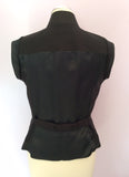 Reiss 1971 Black Satin Trim Waistcoat Size 8 - Whispers Dress Agency - Sold - 4