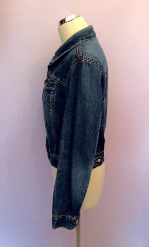 Diesel Blue Denim Jacket Size L - Whispers Dress Agency - Sold - 2