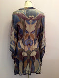 Missoni Mare Metalic Multi Print Batwing Cover Up / Top Size L - Whispers Dress Agency - Sold - 3