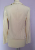 Armani Collezione Cream Trouser Suit Size 42 UK 12 - Whispers Dress Agency - Sold - 3