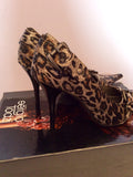 Brand New Sergio Todzi Brown Leopard Print Heels Size 3/36 - Whispers Dress Agency - Sold - 3