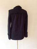 FRENCH CONNECTION DARK BLUE DOUBLE BREASTED JACKET SIZE 8 - Whispers Dress Agency - Womens Coats & Jackets - 5
