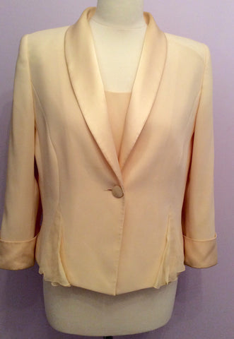 Presen De Luxe Lemon Long Skirt, Top & Jacket Size 12/14 - Whispers Dress Agency - Womens Suits & Tailoring - 2