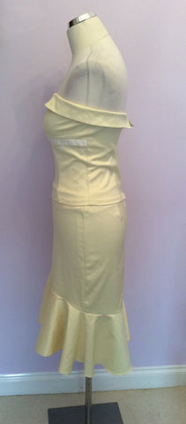 Nicholas Mllington Lemon Bustier & Skirt Suit Size 10 - Whispers Dress Agency - Womens Suits & Tailoring - 2