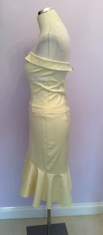 Nicholas Mllington Lemon Bustier & Skirt Suit Size 10 - Whispers Dress Agency - Womens Suits & Tailoring - 2