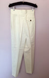 Vintage Jaeger High Waist Cotton Trousers Size 25" Approx UK 6 - Whispers Dress Agency - Womens Vintage - 2