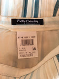 Betty Barclay Striped Cotton & Silk Skirt Size 12 - Whispers Dress Agency - Womens Skirts - 3